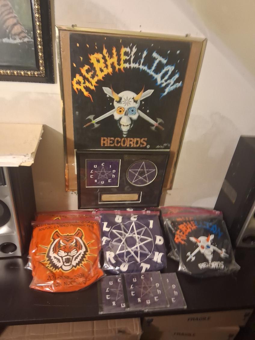 RebHellion Records merchandise table